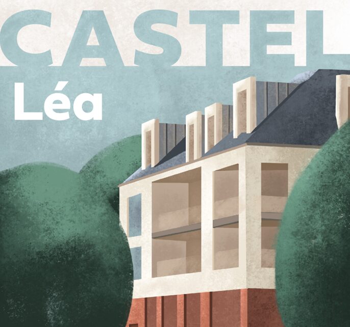 Visuel graphique de la résidence Castel Léa à Saint Malo, projet réalisé par Bizeul Immobilier, Courtoisville