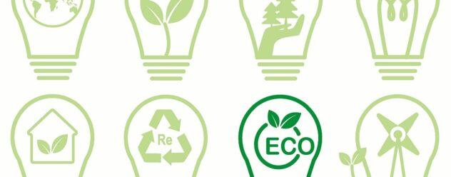 Illustration d'un concept écologique. Ensemble d'icônes. Idées écologiques, énergie verte, idées durables.