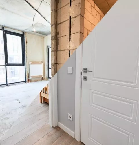 Appartement rénové avant /après