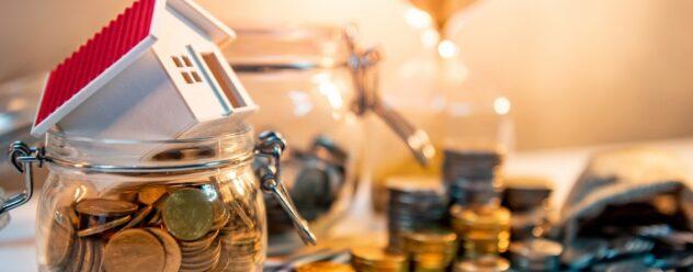 Concept d'épargne pour la retraite. Investissement immobilier ou foncier.