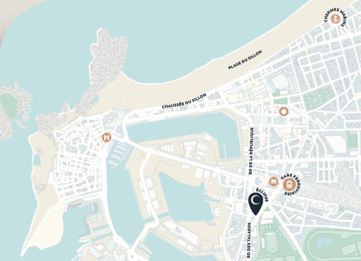 localisation residence eclipse saint-malo